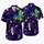 Neon DJ Cats and Turntable Party Scene for Summer Music Festivals and Club Lovers Hawaiian Shirt - 5