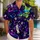 Neon DJ Cats and Turntable Party Scene for Summer Music Festivals and Club Lovers Hawaiian Shirt - 1