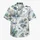 Blue Watercolor Flamingo Island Foliage for Resort Getaways and Coastal Weekend Style Hawaiian Shirt - 7