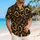 Black Gold Leopard Rosettes for Luxe Resort Nights and Bold Summer Getaways for Men Hawaiian Shirt - 6