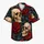 Skull And Red Rose Motifs For Bold Resort Evenings And Alternative Summer Style For Men Hawaiian Shirt - 7