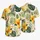 Tropical Palm Leaves And Golden Flowers For Beach Holidays And Relaxed Resort Getaways Hawaiian Shirt - 5