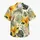 Tropical Palm Leaves And Golden Flowers For Beach Holidays And Relaxed Resort Getaways Hawaiian Shirt - 7