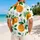 Citrus Oranges, Lemons And Blue Blossoms For Sunny Resort Days And Vacation Style Hawaiian Shirt - 2