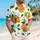 Citrus Oranges, Lemons And Blue Blossoms For Sunny Resort Days And Vacation Style Hawaiian Shirt - 6