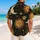 Celestial Sun Moon Star Motifs for Resort Nights, Summer Travel, and Vacation Wear Men Hawaiian Shirt - 2