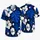 White Hibiscus and Cobalt Monstera for Tropical Beach Holidays and Resort Getaways for Men Hawaiian Shirt - 5