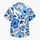 Blue Hibiscus and Tropical Leaves for Resort Getaways and Summer Vacations for Men Hawaiian Shirt - 7