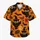 Witch Hat Owl and Bat Halloween Style for Festive Night Out, Men's Seasonal Gift Hawaiian Shirt - 7