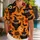 Witch Hat Owl and Bat Halloween Style for Festive Night Out, Men's Seasonal Gift Hawaiian Shirt - 1