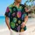 Neon Mosaic Pineapple Tropical Party Style for Beach Vacations and Summer Streetwear Hawaiian Shirt - 6
