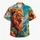 Majestic Lion Mountain Valley Scene for Resort Adventures, Travel, and Streetwear Men Hawaiian Shirt - 7