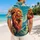 Majestic Lion Mountain Valley Scene for Resort Adventures, Travel, and Streetwear Men Hawaiian Shirt - 2