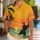 Surfing Sunset Palm Shore Scene for Beach Holidays, Island Trips, and Coastal Weekends Hawaiian Shirt - 1
