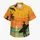 Surfing Sunset Palm Shore Scene for Beach Holidays, Island Trips, and Coastal Weekends Hawaiian Shirt - 7