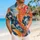 Japanese Koi Fish Ocean Waves for Beach Vacations and Resort Style Men's Summer Wear Hawaiian Shirt - 6