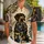 Black Dachshund Samurai Warrior With Dragon Spirit For Festival Adventures Streetwear Hawaiian Shirt - 1