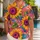 Colorful Sunflowers And Tropical Leaves For Island Vacations And Summer Festival Style Hawaiian Shirt - 1
