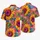Colorful Sunflowers And Tropical Leaves For Island Vacations And Summer Festival Style Hawaiian Shirt - 5