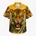 Roaring Bengal Tiger Jungle Face for Beach Parties and Bold Streetwear Style for Men Hawaiian Shirt - 7