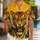 Roaring Bengal Tiger Jungle Face for Beach Parties and Bold Streetwear Style for Men Hawaiian Shirt - 1