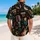 Rock Music Icons and Electric Guitar Motifs for Concert Nights and Summer Getaways for Men Hawaiian Shirt - 2