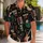 Rock Music Icons and Electric Guitar Motifs for Concert Nights and Summer Getaways for Men Hawaiian Shirt - 1