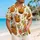 Pumpkin Skull Tropical Cocktails for Halloween Parties and Island Nightlife for Men Hawaiian Shirt - 6