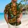 Retro Tiki Masks and Aloha Motifs for Beach Parties and Island Vacation Style Men Hawaiian Shirt - 6