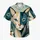 Geometric Teal Cat Portrait For Resort Evenings And Creative Streetwear For Men Hawaiian Shirt - 7