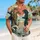 Retro Three-Headed Dragon Sea Monster Beach Gift for Kaiju Fans and Summer Travelers Hawaiian Shirt - 6