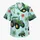 Green Tractor Farm Vacation Gift for Men, Women and Youth, Tropical Farming Fans Hawaiian Shirt - 7
