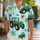 Green Tractor Farm Vacation Gift for Men, Women and Youth, Tropical Farming Fans Hawaiian Shirt - 1