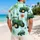 Green Tractor Farm Vacation Gift for Men, Women and Youth, Tropical Farming Fans Hawaiian Shirt - 2