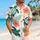 Tropical Hibiscus Turtle Botanical Style for Summer Beach Vacations and Resort Getaways Hawaiian Shirt - 6