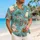 Ghost Surfing Pumpkin Beachwear for Halloween Vacations and Spooky Beach Parties, Men Hawaiian Shirt - 6