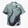 Giant Reptilian Sea Monster Wave Scene For Coastal Vacations And Island Getaways Hawaiian Shirt - 7