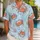 Blue Crab Coastal Motif for Beach Vacations, Island Getaways, and Summer Gift Giving Hawaiian Shirt - 1