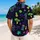 Fun Neon Sasquatch Tiki Jungle Party Outfit for Beach Vacations and Summer Getaways Hawaiian Shirt - 2