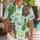 Cute Raccoon Donut Tropical Vacation Outfit For Women, Summer Beach Getaway Look Hawaiian Shirt - 1