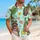 Cute Raccoon Donut Tropical Vacation Outfit For Women, Summer Beach Getaway Look Hawaiian Shirt - 6