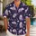Cute Purple Opossums With Hearts for Tropical Vacations, Parties, and Rodent Lovers Hawaiian Shirt - 1