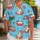 Watermelon Cat Beach Party Outfit for Summer Vacations, Pool Days, and Gift Giving Hawaiian Shirt - 1