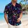 Neon Ghost Bat Skull Motifs For Spooky Summer Beachwear And Unisex Vacation Style Hawaiian Shirt - 6