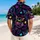Neon Ghost Bat Skull Motifs For Spooky Summer Beachwear And Unisex Vacation Style Hawaiian Shirt - 2