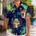 Psychedelic Frog Mushroom Groovy Vibes for Festival Travel and Summer Lovers Everywhere Hawaiian Shirt - 1