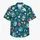 Sleepy Teal Forest Sprites and Picnic Treats for Sunny Island Getaways and Fans Hawaiian Shirt - 7