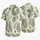 Sage Botanical Hibiscus and Monstera Motifs for Relaxed Island Vacations and Resorts Hawaiian Shirt - 5