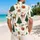 Santa Christmas Trees Reindeer Holiday Cheer For Tropical Gatherings And Beach Escapes Hawaiian Shirt - 2