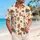Santa Snowman Gingerbread Holiday Cheer for Tropical Winter Vacation and Island Getaways Hawaiian Shirt - 6